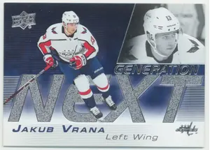 2019-20 UPPER DECK - JAKUB VRANA #GN-4 GENERATION NEXT