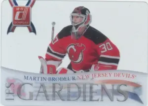 2010-11 DONRUSS - MARTIN BRODEUR #1 LES GARDIENS