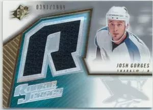 2005-06 SPX - JOSH GORGES #151 ROOKIE JERSEY 391/1999