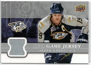 2008-09 UD Jason Arnott GU Jersey Nashville Predators