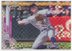 2020 Topps Chrome - Trevor Story #59 X-Fractor Parallel