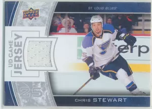 2013-14 UPPER DECK - CHRIS STEWART #GJ-CS GAME JERSEY