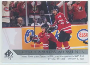 2012-13 SP AUTHENTIC - JOHN TAVARES/JORDAN EBERLE #206 TEAM CANADA MOMENTS