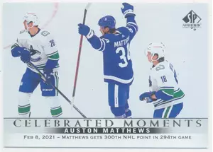 2020-21 SP AUTHENTIC - AUSTON MATTHEWS #116 CELEBRATED MOMENTS
