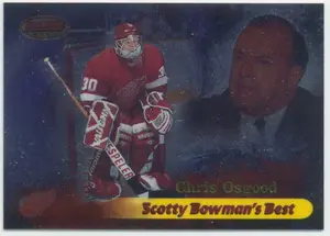 1998-99 BOWMAN'S BEST - CHRIS OSGOOD #SB3 SCOTTY BOWMAN'S BEST