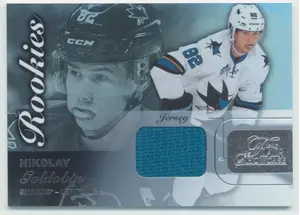 2015-16 FLEER SHOWCASE - NIKOLAY GOLDOBIN #58 FLAIR SHOWCASE MATERIALS