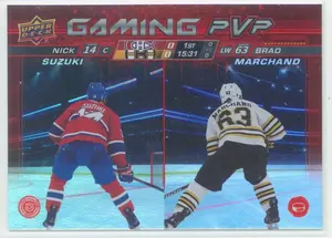 2024-25 UPPER DECK - NICK SUZUKI/BRAD MARCHAND #GPVP-3 GAMING PVP