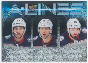 2024-25 UPPER DECK - JOHNNY GAUDREAU/ADAM FANTILLI/KIRILL MARCHENKO #AL-9 A-LINES
