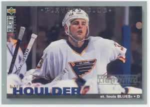 1995-96 COLLECTOR'S CHOICE - BILL HOULDER #243 PLAYERS CLUB