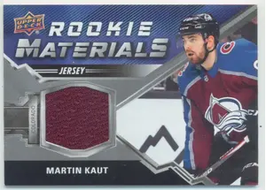 2020-21 UPPER DECK - MARTIN KAUT #RM-MK ROOKIE MATERIALS