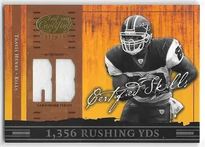 2004 Leaf Certified Materials Certified Skills Jersey Position #CS-30 Travis Henry (37/75)