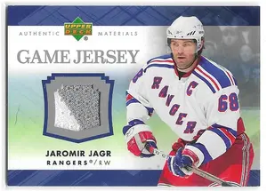 2007-08 Upper Deck Game Jersey #J-JJ Jaromir Jagr