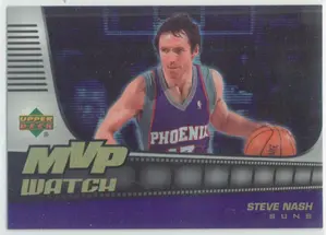 2006-07 UD Reserve - Steve Nash #MVP-SN MVP Watch Gold Parallel