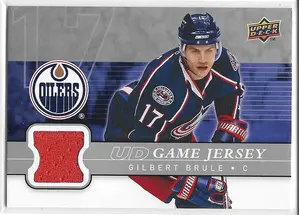 2008-09 Upper Deck UD Game Jersey #GJ-GB Gilbert Brule