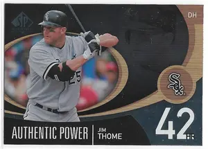 2007 SP Authentic Authentic Power #AP-27 Jim Thome