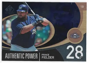 2007 SP Authentic Authentic Power #AP-41 Prince Fielder