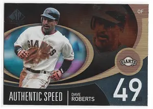 2007 SP Authentic Authentic Speed #AS-16 Dave Roberts