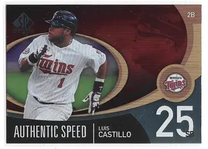 2007 SP Authentic Authentic Speed #AS-34 Luis Castillo