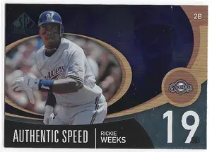 2007 SP Authentic Authentic Speed #AS-41 Rickie Weeks