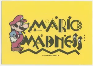 1989 Topps Nintendo - Mario Madness #21 Stickers