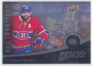 2016-17 UPPER DECK MVP - P.K. SUBBAN #316 NHL TERRITORY