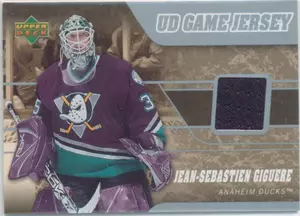 2006-07 UPPER DECK - JEAN-SEBASTIEN GIGUERE #J-JG GAME JERSEY