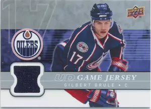 2008-09 UPPER DECK - GILBERT BRULE #GJ2-GB UD GAME JERSEY