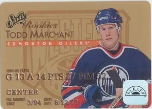 1995-96 LEAF - TODD MARCHANT #8 STUDIO ROOKIES