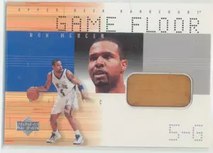 2000-01 Upper Deck Hardcourt - Ron Mercer Game Floor #RM-F