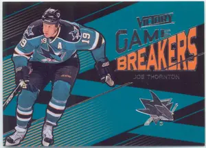 2010-11 VICTORY - JOE THORNTON #GB-TH GAME BREAKERS
