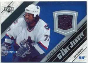 2005-06 UPPER DECK - ANSON CARTER #J2-AC GAME JERSEY