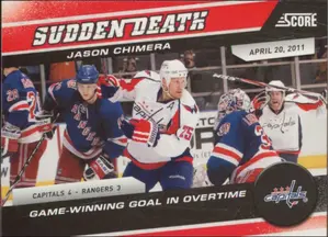 2011-12 SCORE - JASON CHIMERA #18 SUDDEN DEATH