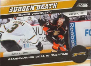 2011-12 SCORE - LUBOMIR VISNOVSKY #12 SUDDEN DEATH