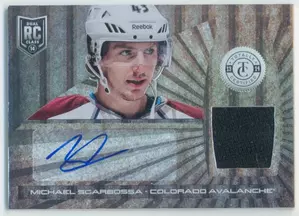 2013-14 TOTALLY CERTIFIED - MICHAEL SGARBOSSA #155 AUTOGRAPH JERSEY