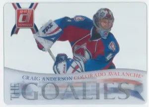 2010-11 DONRUSS - CRAIG ANDERSON #8 THE GOALIES