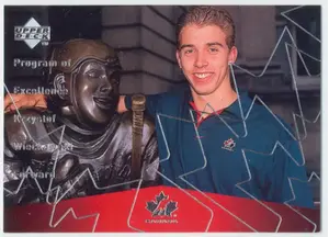 1998-99 UPPER DECK - KRZYSTOF WIECKOWSKI #411 PROGRAM OF EXCELLENCE RC