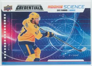 2019-20 CREDENTIALS - DANTE FABBRO #RS-17 ROOKIE SCIENCE