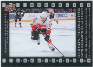 2015-16 TIM HORTONS - JOHNNY GAUDREAU #SH-1 CL