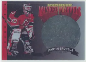 1994-95 DONRUSS - MARTIN BRODEUR #2 MASKED MARVELS