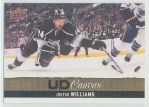 2013-14 UPPER DECK - JUSTIN WILLIAMS #C81 CANVAS