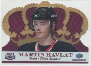 2001 CROWN ROYALE - MARTIN HAVLAT #C-4 CALDER COLLECTION ALL-STAR EDITION 913/1000
