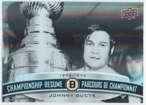 2023 TIM HORTONS LEGENDS - JOHNNY BUCYK #CR-4 CHAMPIONSHIP RESUME