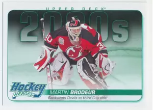 2014-15 UPPER DECK - MARTIN BRODEUR #HH70 HOCKEY HEROES