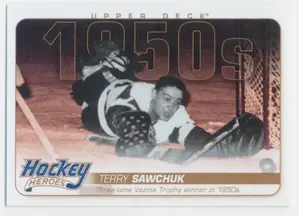 2011-12 UPPER DECK - TERRY SAWCHUK #HH8 HOCKEY HEROES