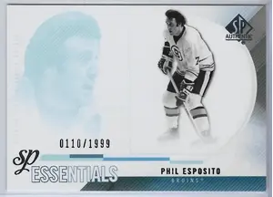 2010-11 SP Authentic (SP Essentials) #162 Phil Esposito (0110/1999)