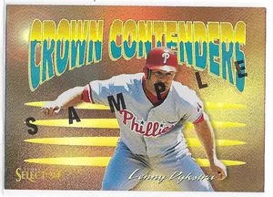 1994 Select Crown Contenders Sample #CC1 Lenny Dykstra