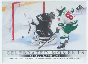 2020-21 SP AUTHENTIC - KIRILL KAPRIZOV #113 CELEBRATED MOMENTS