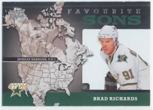 2008-09 UPPER DECK - BRAD RICHARDS #FS2 FAVOURITE SONS