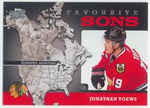 2008-09 UPPER DECK - JONATHAN TOEWS #FS10 FAVOURITE SONS