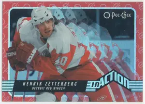 2007-08 O-PEE-CHEE - HENRIK ZETTERBERG #IA11 IN ACTION